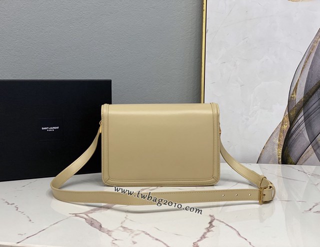 YSL专柜款女包 聖羅蘭經典款MONOGRAM金屬旋扣大號郵差包 YSL肩背斜挎包 634305  jjh1085